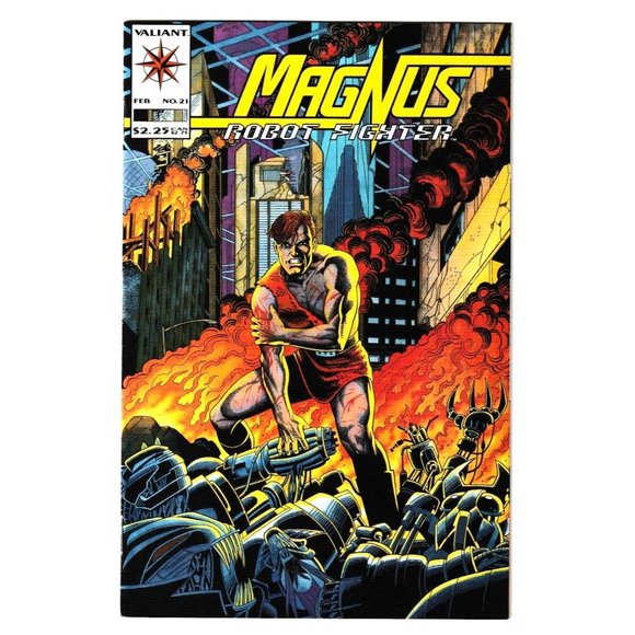 Valiant Feb #21 Magnus Robot Fighter Collectible Comic Book - Picture 1 of 6